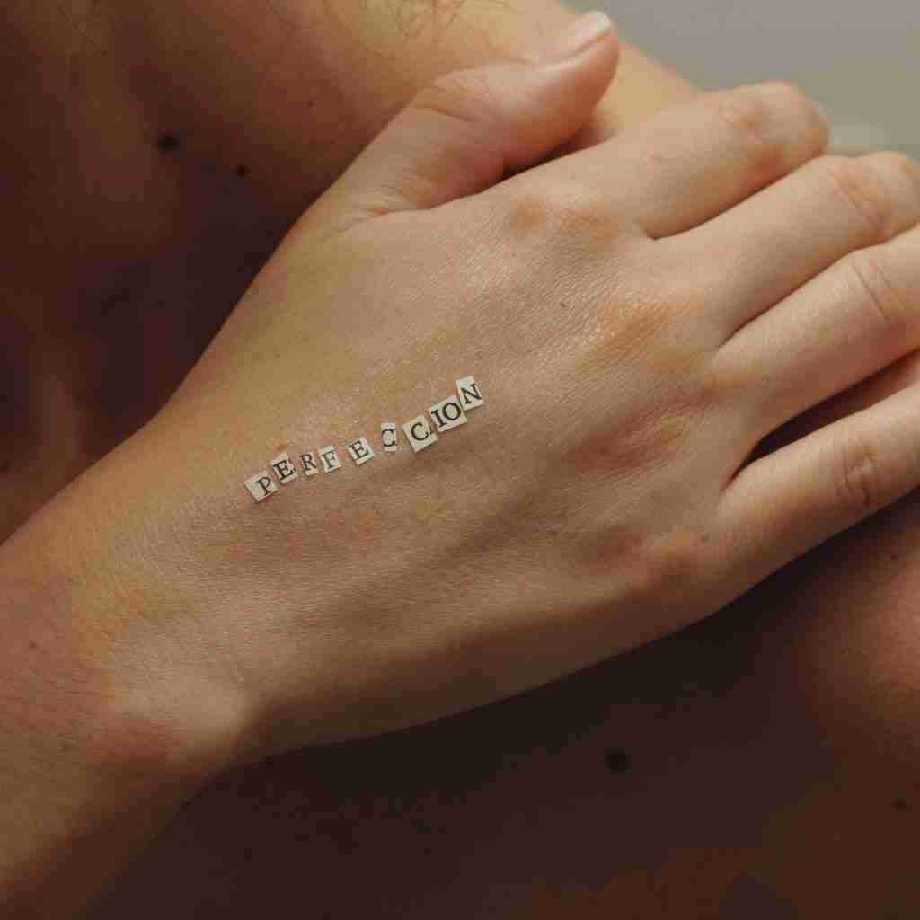 Immagine di mano con scritta per articolo La perfezione è uno errore