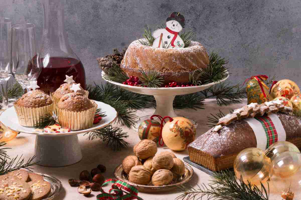 Vari dolci natalizi per articolo sgarrare a natale