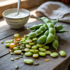 Fave fresche L-DOPA dopamina legume primavera proteine vitamina C