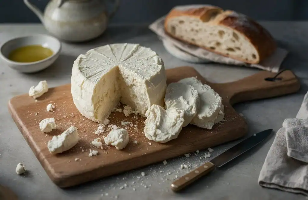 Ricotta fresca in ciotola